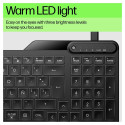 "HP 405 Multi-Device Backlit Wired Keyboard SmartBuy"