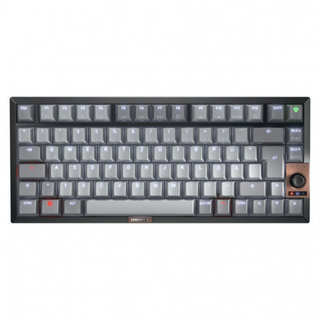 Cherry MX 2A juhtmevaba klaviatuur silent red LT DE must
