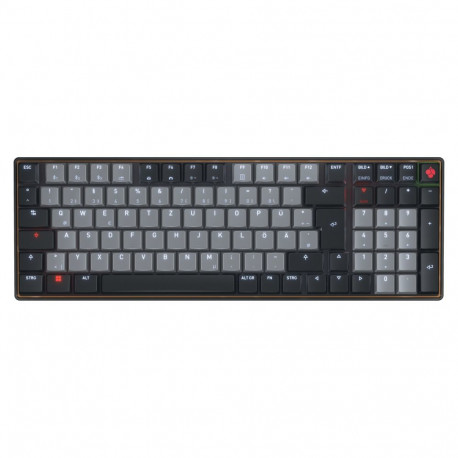 "Cherry KW 550 MX LP TKL Layout DE Schwarz"