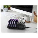 "CONCEPTRONIC Ladegerät 7Port 7xUSB-C Multi 160WPD3.0 sw"