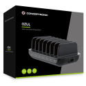 Conceptronic 7-pordiline 7xUSB-C 160W PD3.0 must laadija