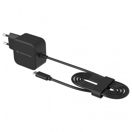 "CONCEPTRONIC Ladegerät 1Port GaN USB-C Desk 67WPD3.0/PPS sw"