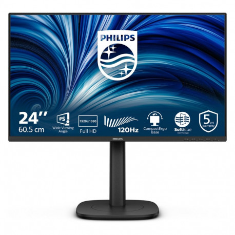 "PHILIPS 60,45cm 23,8Zoll 1920x1080 120Hz IPS Flat H/A 150 MM TUV EyeSafe certified USB HUB SPEAKERS