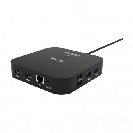 I-TEC USB-C kahe HDMI-ga dokkimisjaam 2x HDMI 1x GLAN 2x USB-A 3.2 2x USB 2.0 1x USB-C Gen2 1x USB-C
