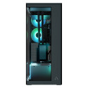 "Arctic Xtender (Black) mirrow black window with GPU vertical mount"