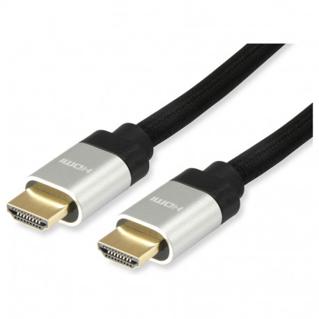 "Equip HDMI UHS E.Gewebe 2.1 A-A St/St 15.0m 8K60Hz HDR sw"