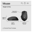 "HP 280 Silent Maus kabellos schwarz"
