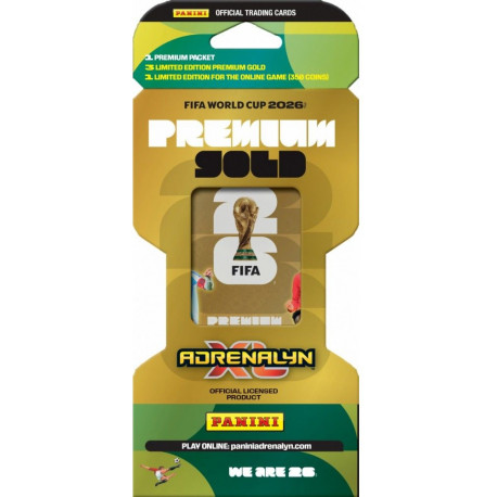 Panini football cards FIFA World Cup 2026 Gold Blister