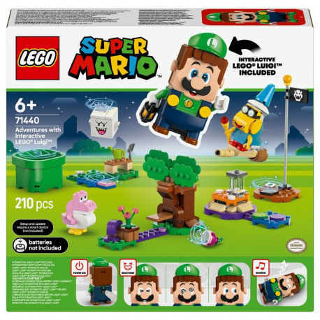 LEGO 71440 Super Mario seiklused koos interaktiivse LEGO Luigiga