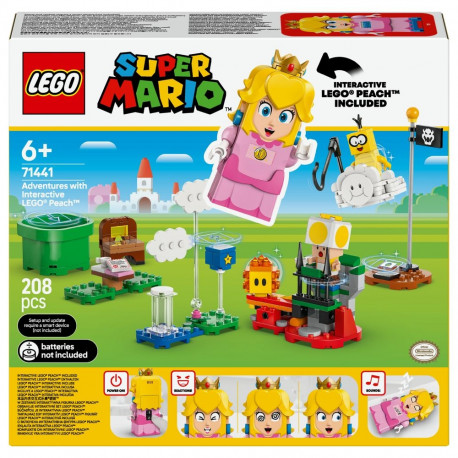 "LEGO 71441 Super Mario Abenteuer mit der interaktiven LEGO Peach"