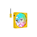 "140mm Thermaltake CT140 EX Reverse ARGB Sync PC Cooling Fan Bumblebee 3 Pack"