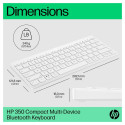 "HP 350 Compact Multi-Device Bluetooth Weiß"