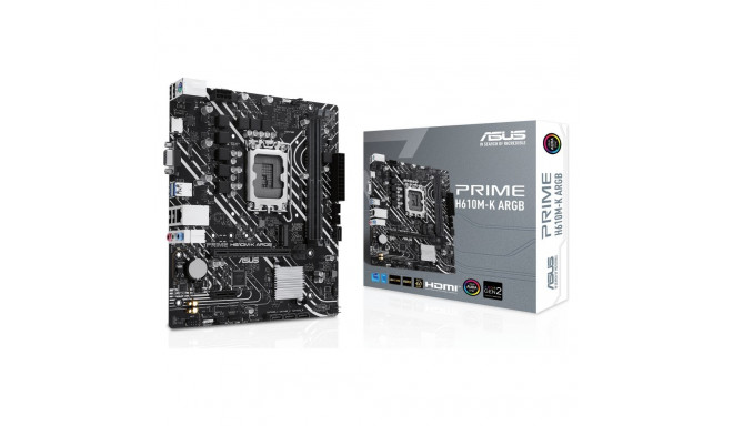 "MB ASUS PRIME H610M-K ARGB (Intel.1700.DDR5.mATX)"