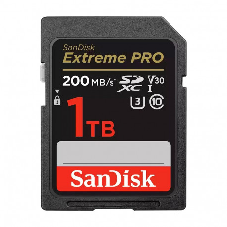 Sandisk Extreme PRO 1TB sdxc 200MB/s mälukaart