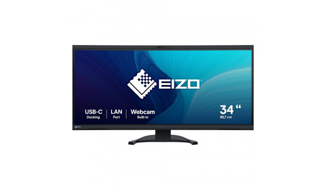 EIZO 86.7cm (34.1") EV3450XC-BK 21:9 4K 2xHDMI+DP+USB-C kumer