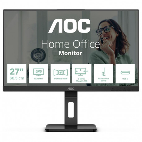 "AOC 68.6cm (27"") Q27P3CV 16:09 HDMI+DP+USB-C IPS black retail"