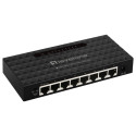 Switch 8x GE GEU-0821 plastikust