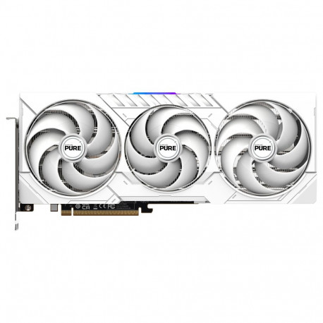 "RX 9070 XT 16GB Sapphire Pure Radeon OC GDDR6 3 Fan white"