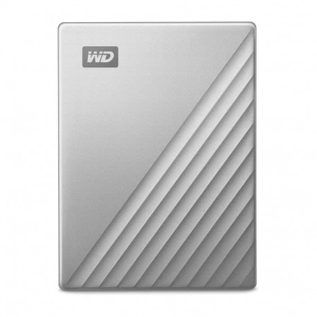 2,5" WD My Passport Ultra Mac 6TB hõbedane USB-C/USB3.0 metallviimistlusega kaasaskantav väline kõva