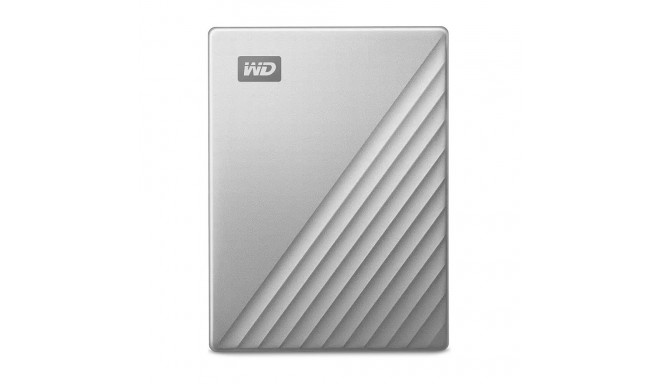 2,5" WD My Passport Ultra Mac 6TB hõbedane USB-C/USB3.0 metallviimistlusega kaasaskantav väline kõva