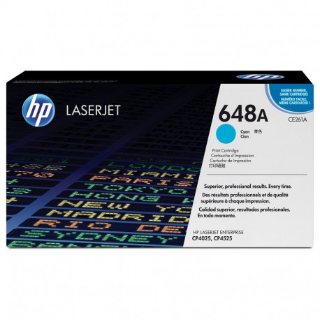 "HP 648A original Color LaserJet Toner cartridge CE261A cyan standard capacity 11.000 pages 1-pack"