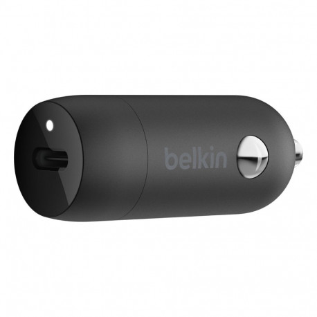 Belkin 30W USB-C PD PPS tehnoloogiaga must autolaadija