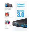 "Anker 543 PowerPort Atom III Charger 65W Slim 4-Port GaN 1 x USB-C 45W 1 x USB-C 20W 2 x USB-A"