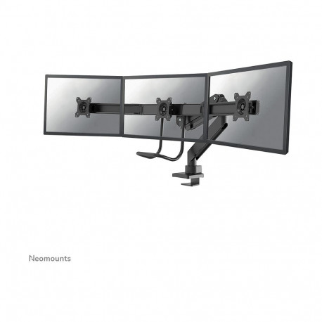 Neomounts NM-D775DX3BLACK lauahoidik käepidemega kolmele lameekraanile kuni 27" (68.6 cm)