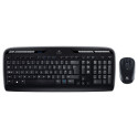 "Logitech Desktop MK330 Wireless Black - US Layout"