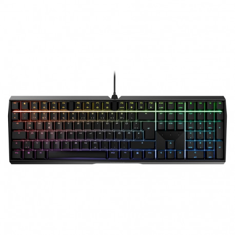 Cherry MX-Board 3.0 S must taustvalgustusega klaviatuur, punased lülitid