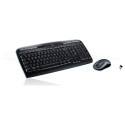 Logitech Desktop MK330 must juhtmevaba komplekt - US Layout