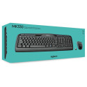Logitech Desktop MK330 must juhtmevaba komplekt - US Layout