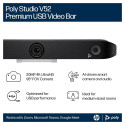 "HP Poly Studio V52 USB 4K Videobar Teams"