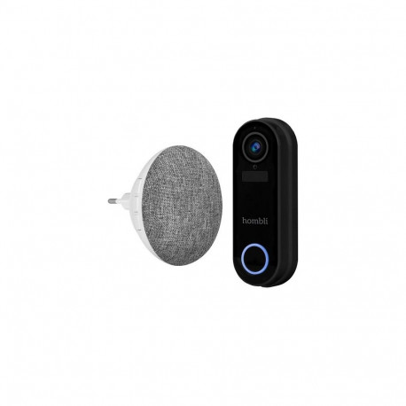 "Hombli smarte Türklingel 2 (schwarz) + Gong"