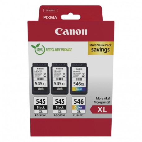 Canon PG-545XL/CL-546XL 8283B013 3-osaline tindikomplekt (2xBK/värviline)