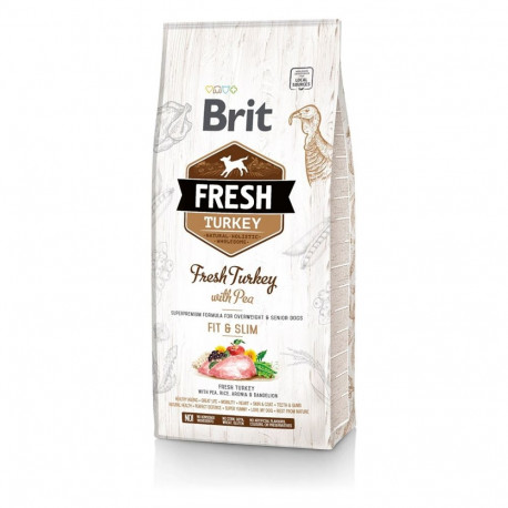 BRIT Fresh kalkun ja hernes Fit & Slim kuiv koeratoit kalkuniga ja hernega 12 kg
