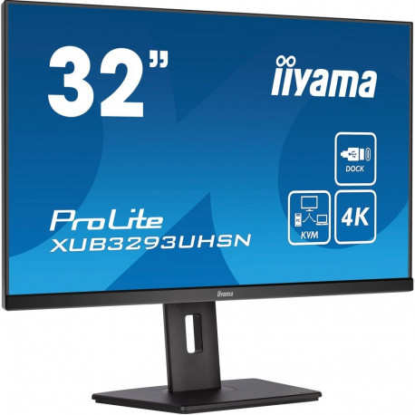 ProLite monitor XUB3293UHSN-B5 80cm (31.5Zoll) Ultra HD/4K IPS HDMI DisplayPort USB-C, must