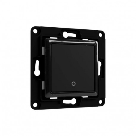 Shelly Wall Switch 1, push button (black)