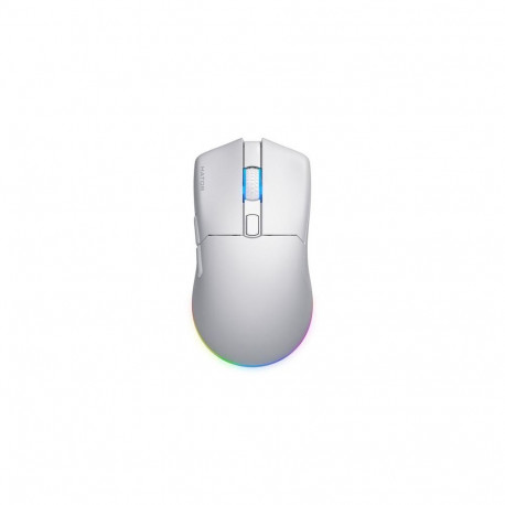 HATOR Pulsar 3 Wireless, white - Optical Yellow 100M Switches PixArt PMW 3311 (HTM631)