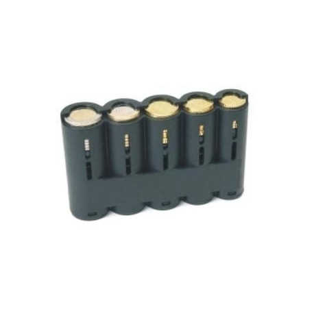 Mündihoidja 5 toruga, PVC, must