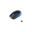 Logitech M190 Full-Size Wireless Mouse, RF Wireless, 1000 DPI, Blue