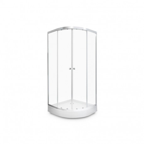 SHOWER ENCL QA017-80 liivakarva 80x80x195 2P