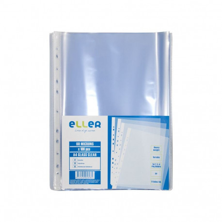 Köidetavad kiletaskud Eller A4 PP, 60 mic, läikiv, 100 tk (2 tk)
