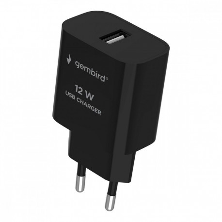 Universal charger USB, 2.4 A, black