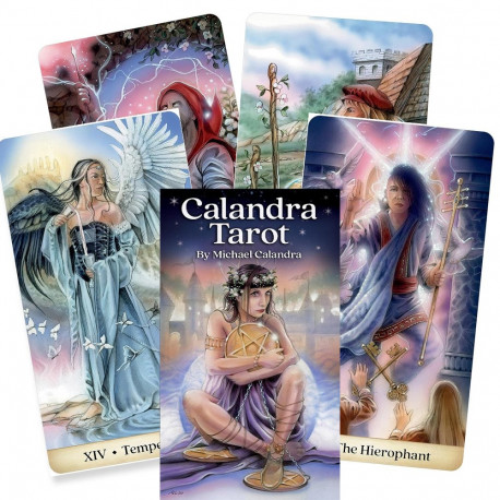 Tarot Deck - Calandra Taro 80 Cards 120-Page Guidebook Box 8x14x4.5 cm