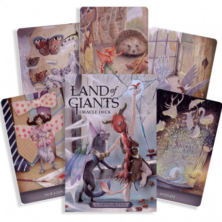 Oracle Card Deck - Land of Giants Oracle Cards 42 Cards & Guide 10.3x15.4x3 cm