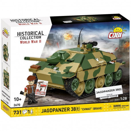 Klocki jagdpanzer 38t chwat 731 klocki