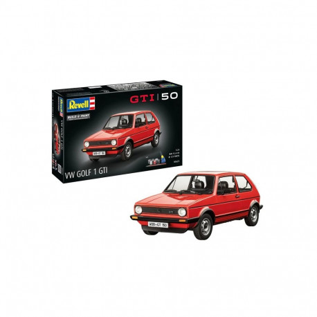 Model plastikowy samochód vw golf1 gti 50 years 1:24