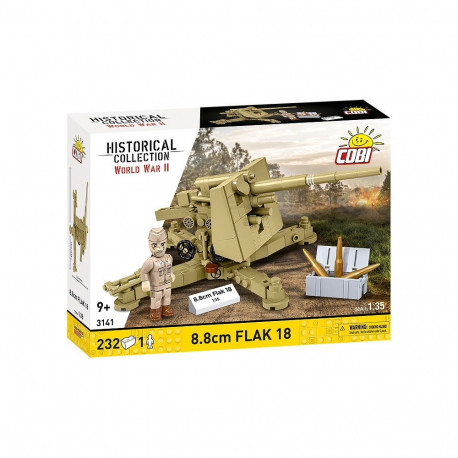 Klocki 8,8 cm flak 18 232 klotsid 1:35