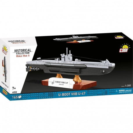 u-boot viib U-47 165 klotsi 1:300